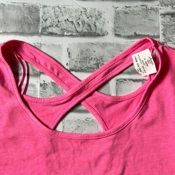 AMBIANCE APPAREL | CROSS BACK CROP TOP - Picture 4 of 6